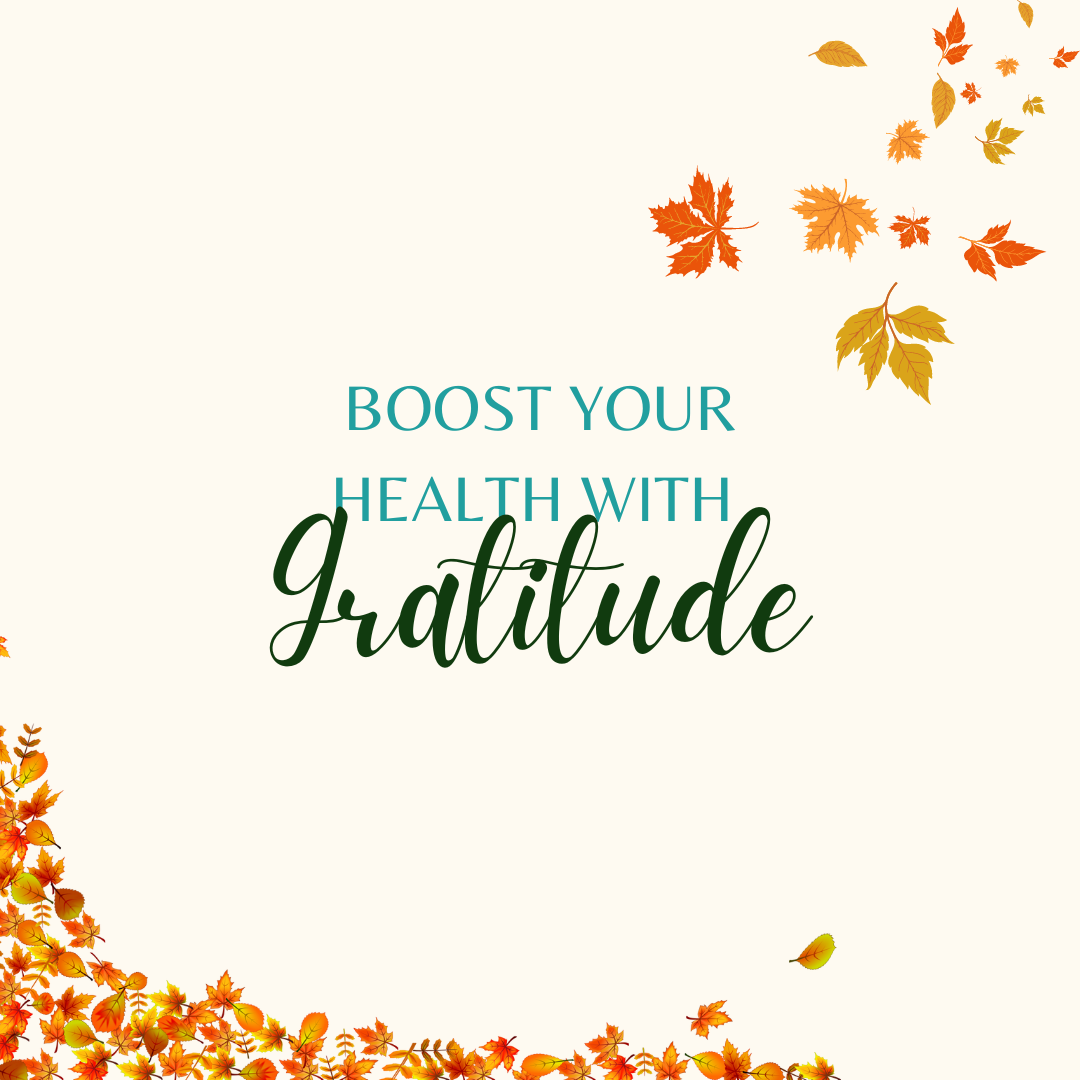 Boost your health with gratitude with falls depicting fall